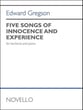 Five Songs of Innocence and Experience for Baritone and Piano Vocal Solo & Collections sheet music cover